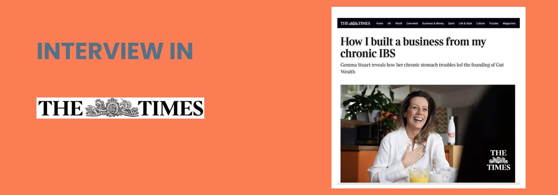 Interview in The Times