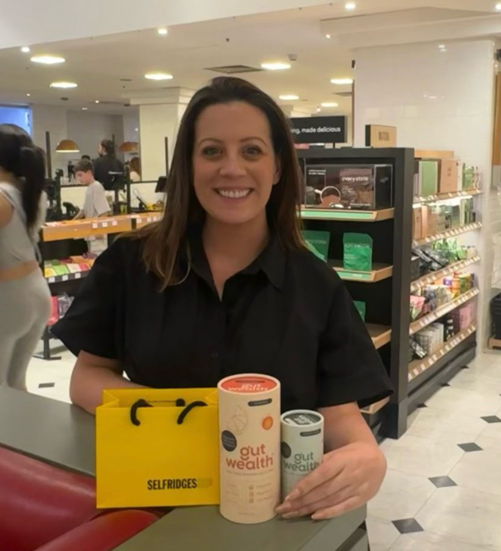 Gut Wealth Liquid and Capsule Supplements are now available in Selfridges