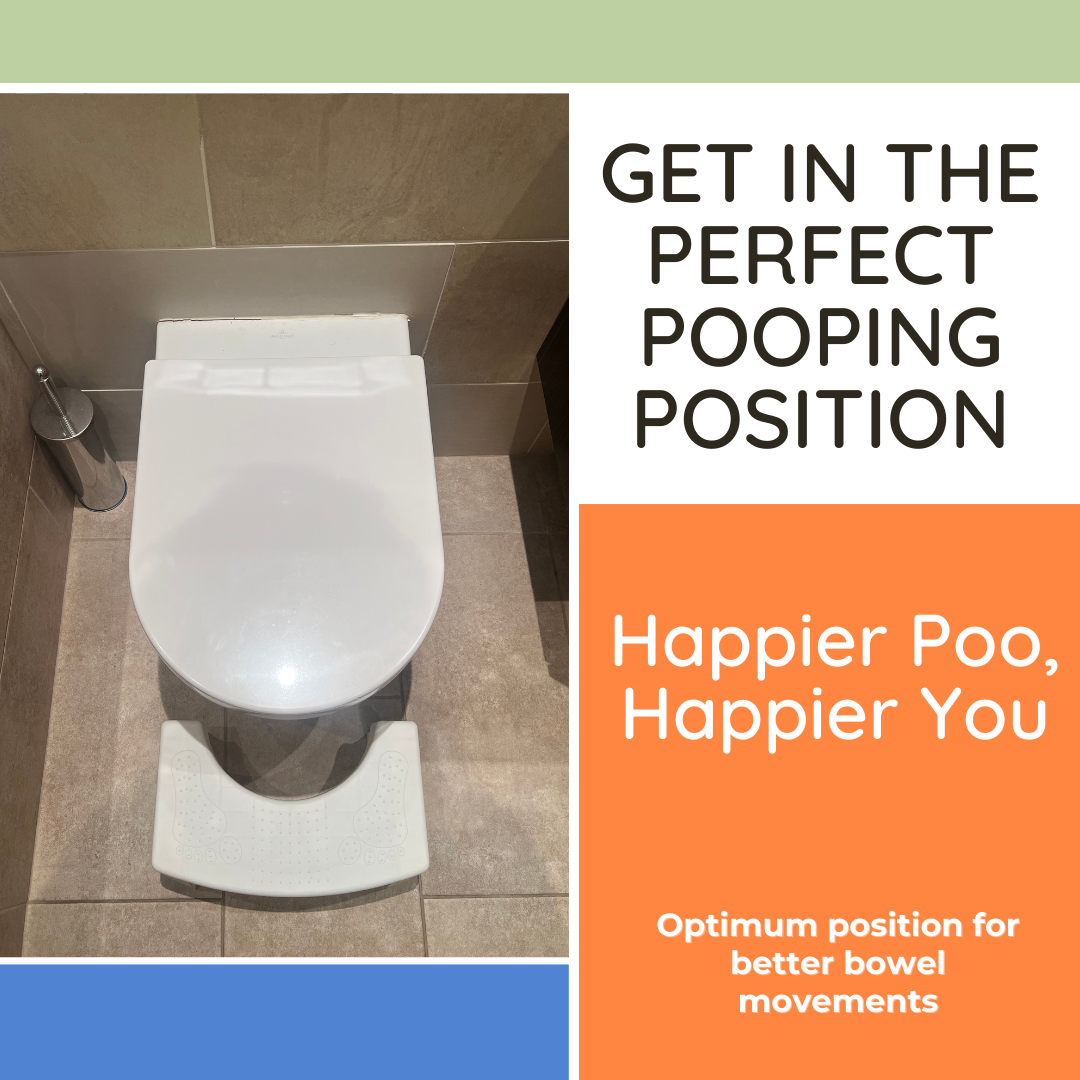 Get in the perfect pooping position - toilet stool for optimum posture and better bowel movements