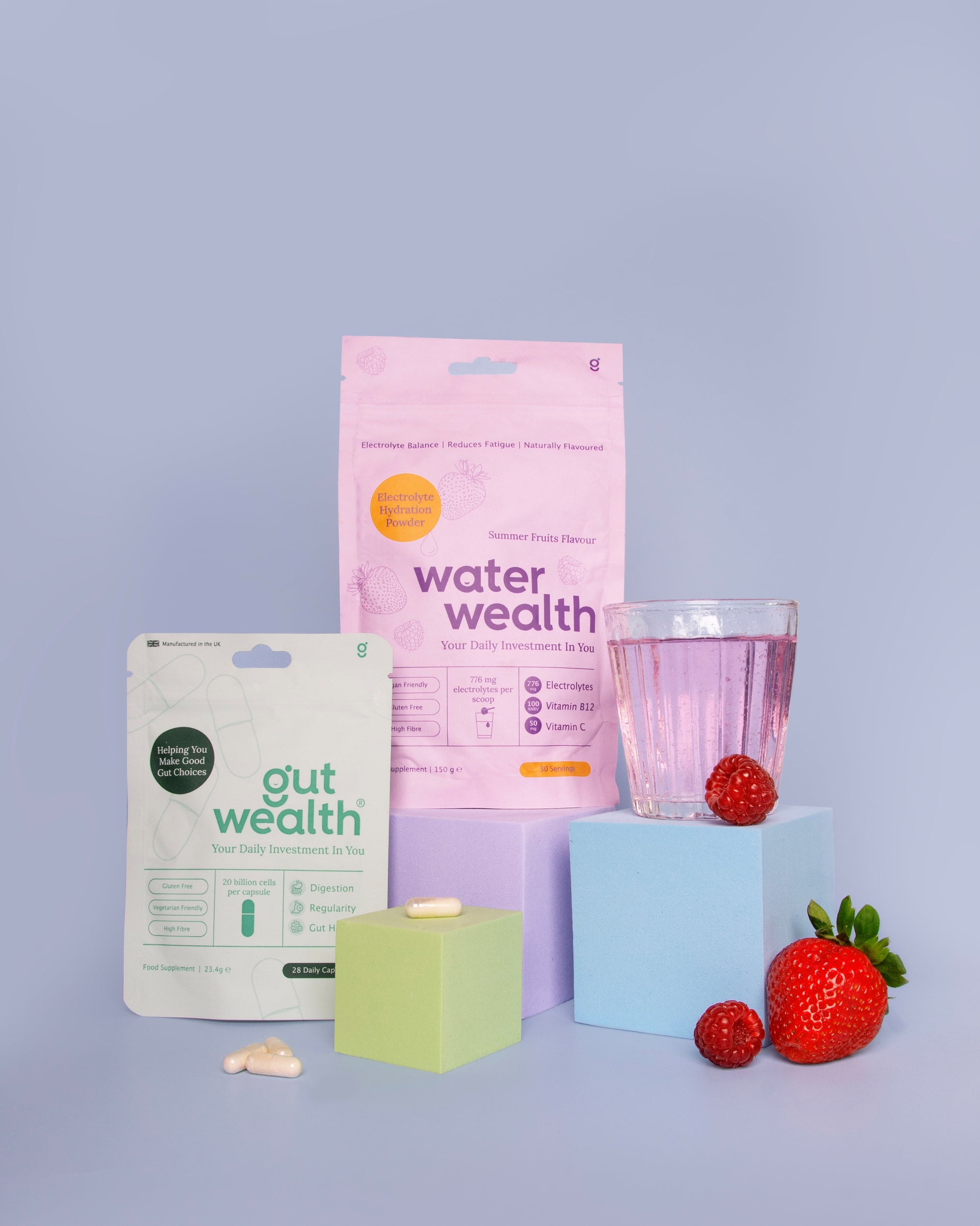 Gut Wealth Capsules 12-Week Programme & Water Wealth Electrolytes